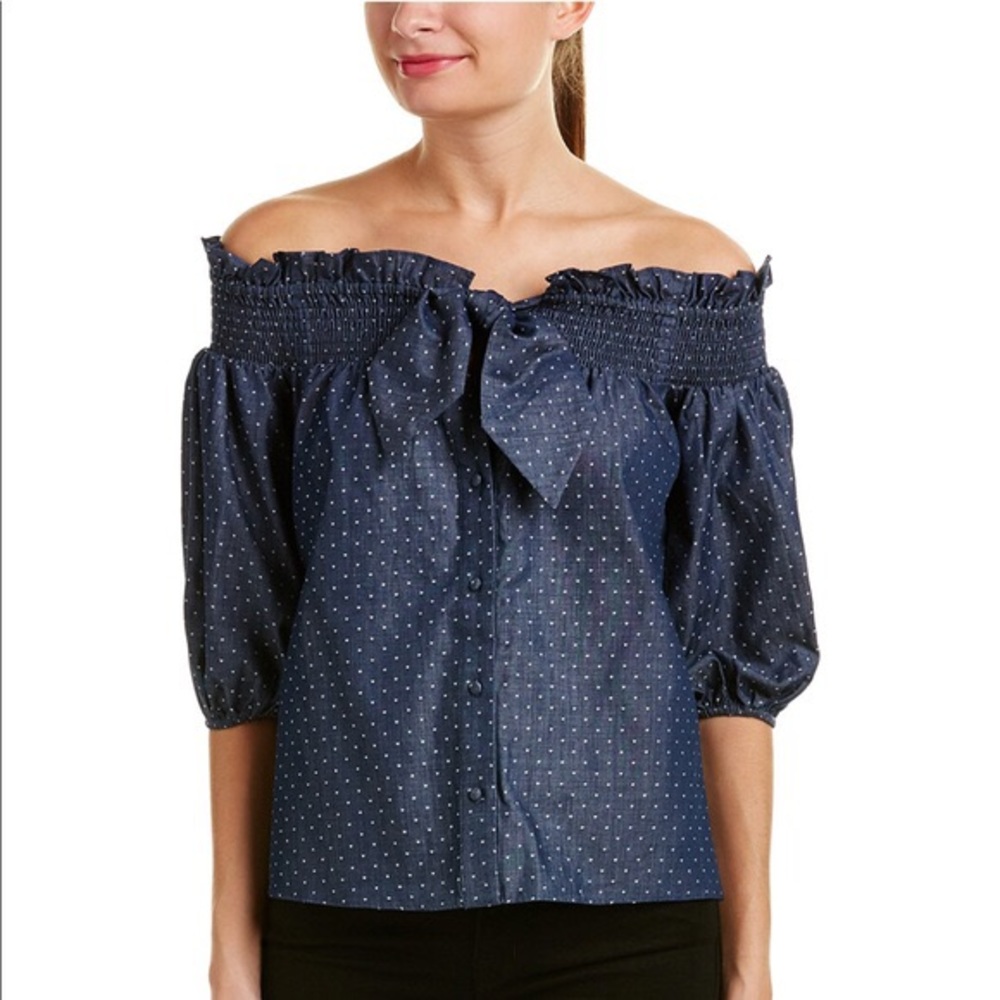 parker off shoulder top
